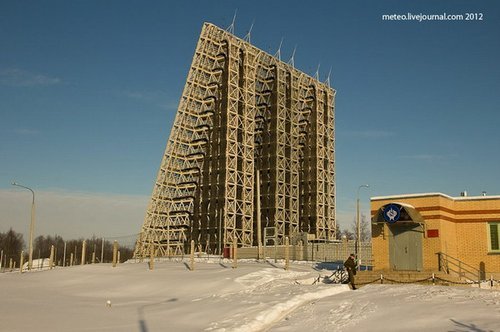 资料图:俄罗斯新型反导雷达 资料图:俄罗斯新型反导雷达