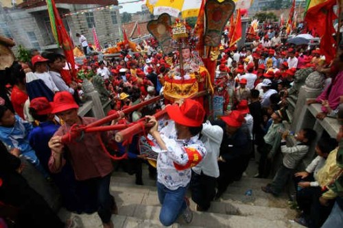 台湾妈祖环岛出巡(资料图) 台湾妈祖环岛出巡(资料图)