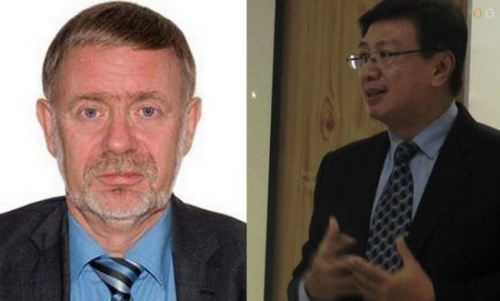 挪威驻巴基斯坦大使列夫-拉森(Leif Larsen)(左)与菲律宾驻巴基斯坦大使多明戈D 小卢塞纳利奥(Domingo D Lucenario Jr,)(右)在8日发生的直升机坠毁事故中遇难。 挪威驻巴基斯坦大使列夫-拉森(Leif Larsen)(左)与菲律宾驻巴基斯坦大使多明戈D 小卢塞纳利奥(Domingo D Lucenario Jr,)(右)在8日发生的直升机坠毁事故中遇难。