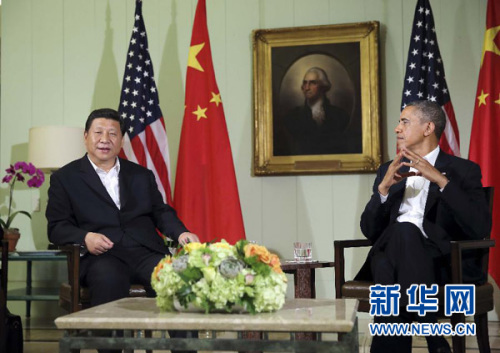  2013��6��7�գ��й�������ϯϰ��ƽ�����������������ݰ��ɲ���ׯ԰��������ͳ�°�����������Ԫ�׵�һ�λ�����ǻ����ϰ��ƽ��°�����ͬ������ߡ��»������ ����� ��