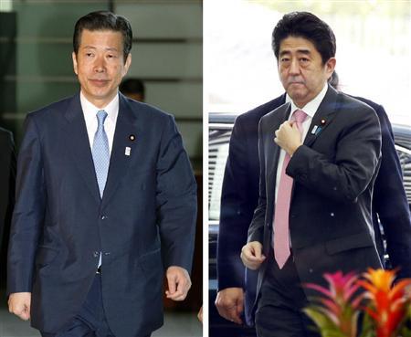 山口与安倍。 山口与安倍。