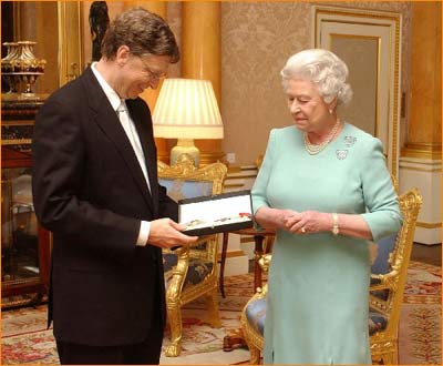 英女王会见比尔盖茨 英女王会见比尔盖茨