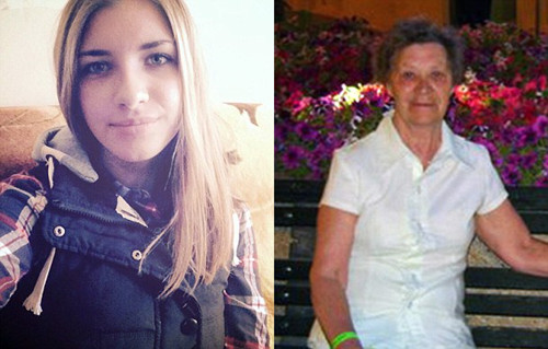 两名乘客均是俄罗斯游客，分别是15岁的伊芙列娃（左）和77岁的巴沙科娃。