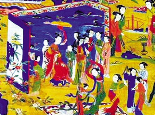 古代元宵歌舞。图片来源:羊城晚报 古代元宵歌舞。图片来源:羊城晚报