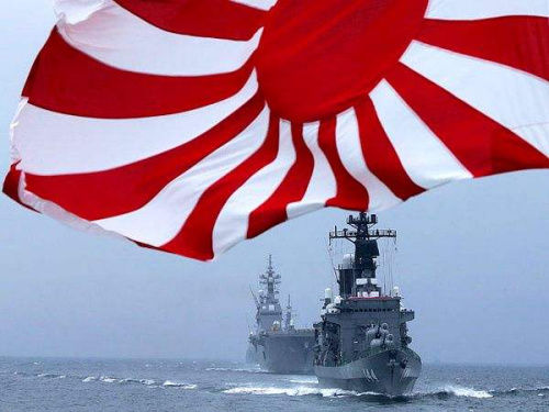 日本海上自卫队。 日本海上自卫队。