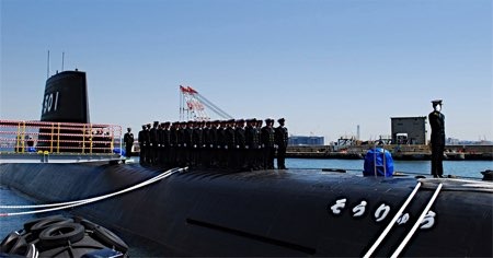 资料图:日本潜艇 资料图:日本潜艇