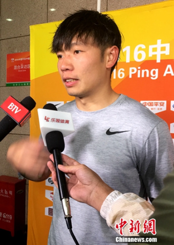 张稀哲赛后接受采访 张稀哲赛后接受采访
