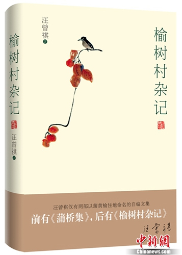 《榆树村杂记》立体书封。 《榆树村杂记》立体书封。