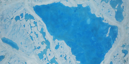 ����ͼ������2016��7��14�գ��������ж����ķ��п����ڼ䡣��ͼƬ��Դ��NASA/Operation IceBridge��