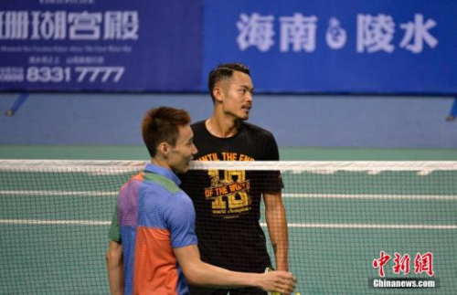 资料图:林丹与李宗伟。<a target='_blank' href='http://www.chinanews.com/'>中新社</a>发 骆云飞 摄 资料图:林丹与李宗伟。<a target='_blank' href='http://www.chinanews.com/'>中新社</a>发 骆云飞 摄