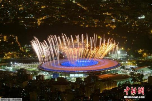 资料图:当地时间2016年8月3日,巴西里约进行了奥运会开幕式彩排。 资料图:当地时间2016年8月3日,巴西里约进行了奥运会开幕式彩排。