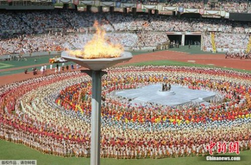 资料图:1988年汉城奥运会开幕式现场 资料图:1988年汉城奥运会开幕式现场