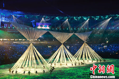 里约奥运会开幕式现场 里约奥运会开幕式现场