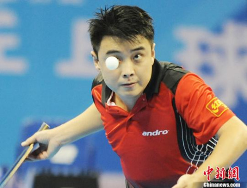 资料图:王皓在比赛中。<a target='_blank' href='http://www.chinanews.com/' >中新网</a>记者 李美多 摄 资料图:王皓在比赛中。<a target='_blank' href='http://www.chinanews.com/' >中新网</a>记者 李美多 摄