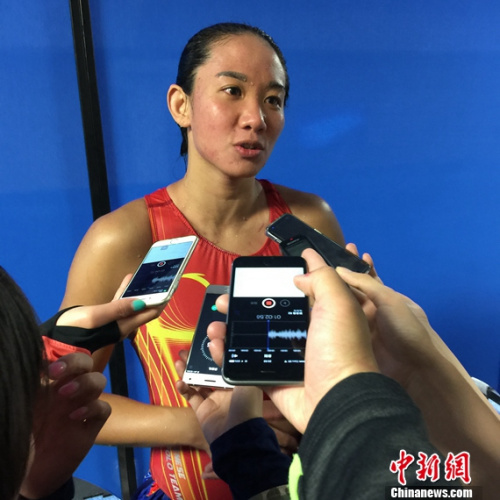 中国女子水球队运动员马欢欢。<a target='_blank' href='http://www.chinanews.com/' >中新网</a>记者 王牧青 摄 中国女子水球队运动员马欢欢。<a target='_blank' href='http://www.chinanews.com/' >中新网</a>记者 王牧青 摄