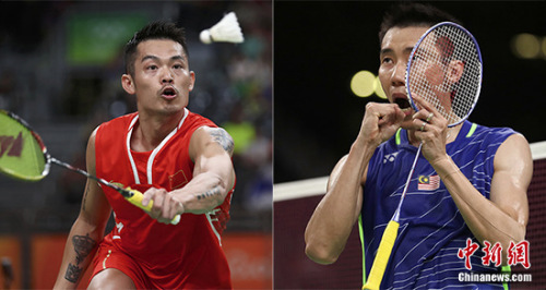 林丹vs李宗伟。 林丹vs李宗伟。