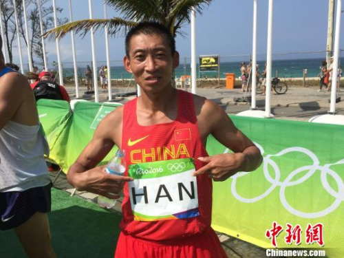 韩玉成在比赛中。 宋方灿 摄 韩玉成在比赛中。 宋方灿 摄