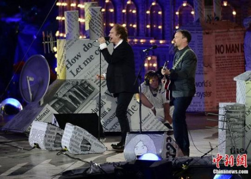 伦敦奥运会闭幕式,明星大腕歌手云集。 伦敦奥运会闭幕式,明星大腕歌手云集。