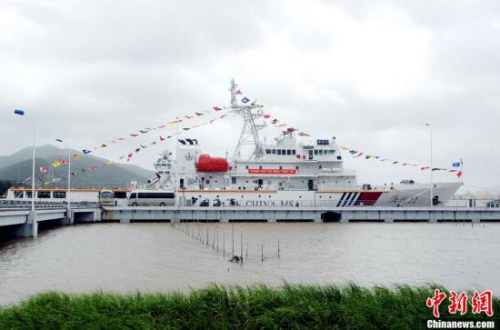 资料图:中国在钓鱼岛海域增设巡逻船 资料图:中国在钓鱼岛海域增设巡逻船