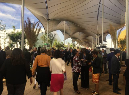 马拉喀拉气候大会现场。<a target='_blank' href='http://www.chinanews.com/'>中新社</a>俞岚 摄。 马拉喀拉气候大会现场。<a target='_blank' href='http://www.chinanews.com/'>中新社</a>俞岚 摄。