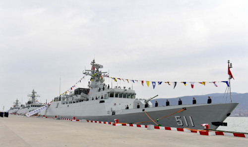 保定舰菏泽舰加入东海舰队战斗序列组图