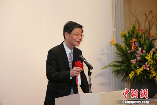图为阮湘平公参致辞。尹法根 摄 图为阮湘平公参致辞。尹法根 摄
