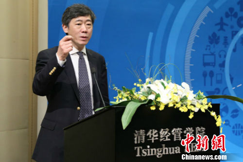 清华大学中国与世界经济研究中心主任李稻葵。种卿 摄 清华大学中国与世界经济研究中心主任李稻葵。种卿 摄