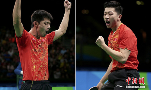 资料图,张继科和马龙无疑是中国男乒的“双子星” 资料图,张继科和马龙无疑是中国男乒的“双子星”