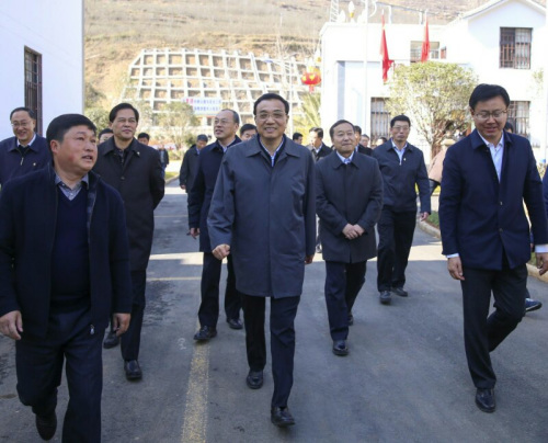 李克强春节前重回鲁甸 李克强春节前重回鲁甸