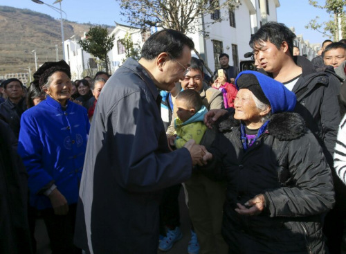 李克强春节前重回鲁甸 李克强春节前重回鲁甸
