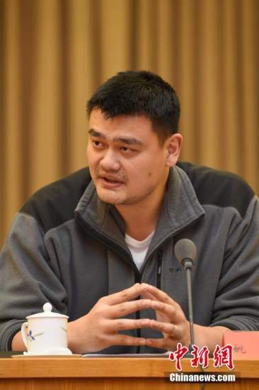 资料图:姚明 <a target='_blank' href='http://www.chinanews.com/'>中新社</a>记者 侯宇 摄 资料图:姚明 <a target='_blank' href='http://www.chinanews.com/'>中新社</a>记者 侯宇 摄
