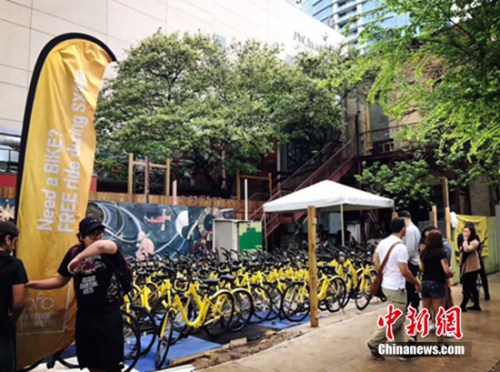 小黄车集中停放处 小黄车集中停放处