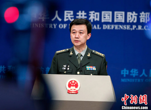 3月30日下午,中国国防部新闻发言人吴谦回答记者提问。<a target='_blank' href='http://www.chinanews.com/'>中新社</a>记者 宋吉河 摄 3月30日下午,中国国防部新闻发言人吴谦回答记者提问。<a target='_blank' href='http://www.chinanews.com/'>中新社</a>记者 宋吉河 摄