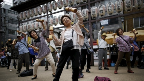 资料图:日本老人 资料图:日本老人