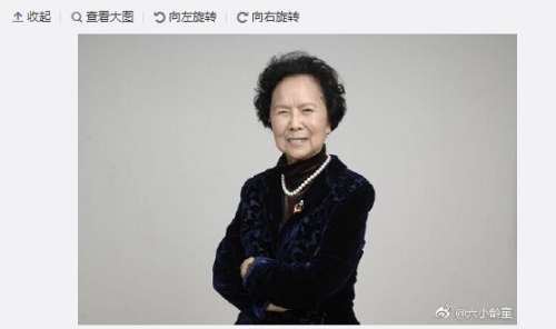 女导演、制片人杨洁。图片来源:六小龄童微博截图 女导演、制片人杨洁。图片来源:六小龄童微博截图