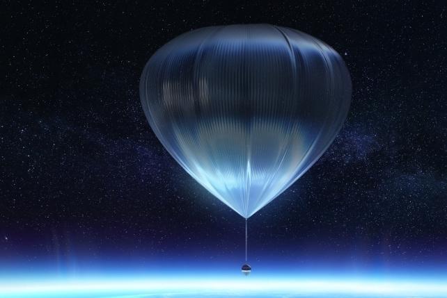 美国太空舱形似热气球
