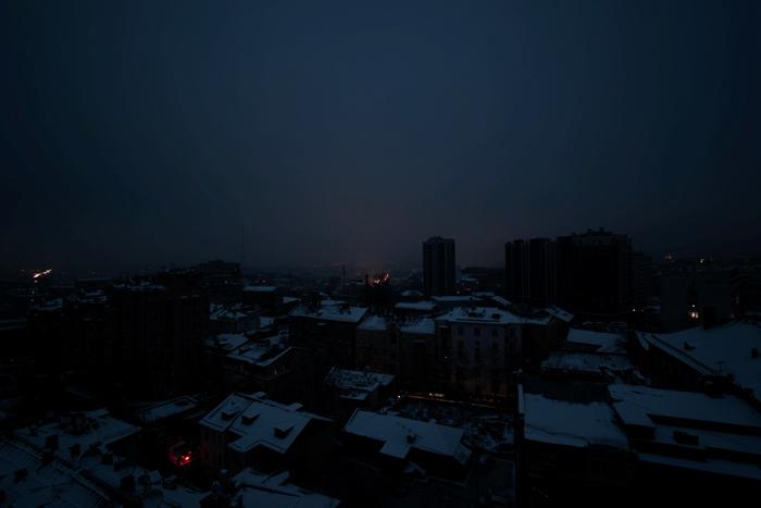 乌克兰进入停电状态