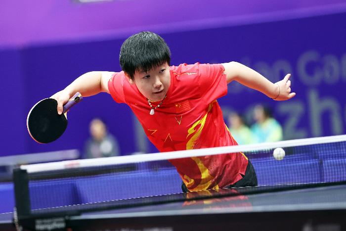 乒乓球女子团体赛：中国队获得小组赛两连胜