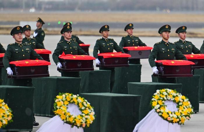 第十批在韩中国人民志愿军烈士遗骸回家