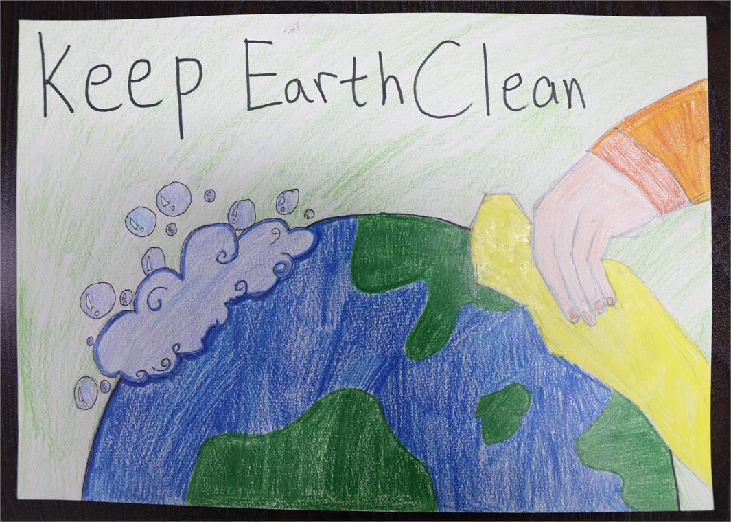 《Keep Earth Clean》 李佳陈 12岁