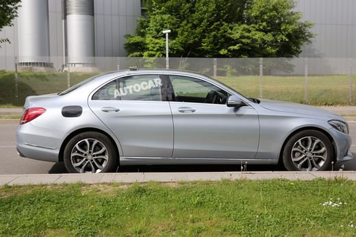 奔驰C级插电式混动车无伪高清谍照曝光