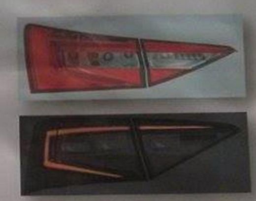 2015款斯柯达速派头灯/尾灯谍照曝光