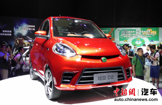 知豆D2纯电动车上市补贴后终端售价4.98万元