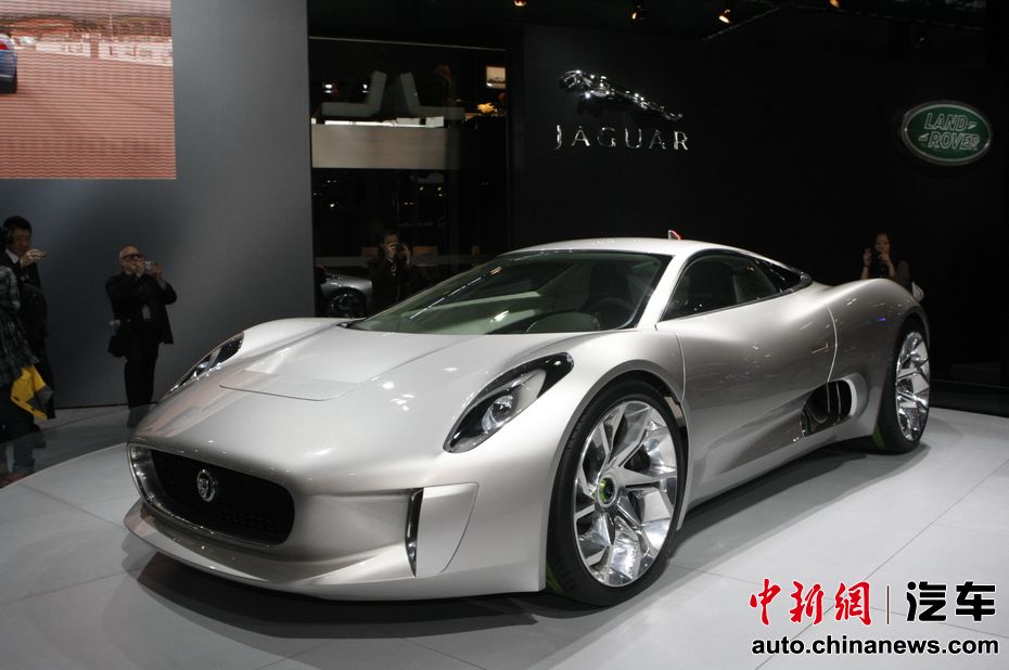 2011上海车展：捷豹C-X75概念车——中新网汽车频道