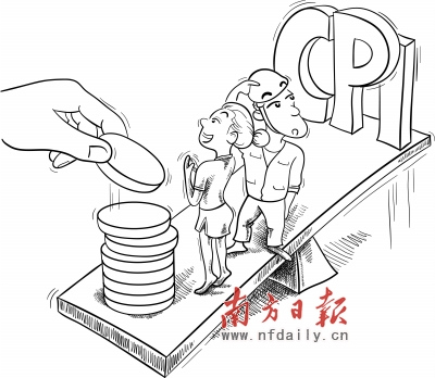 ��ʡ���ϵ���͹��ʱ�׼��н�����Ƹ�CPI����