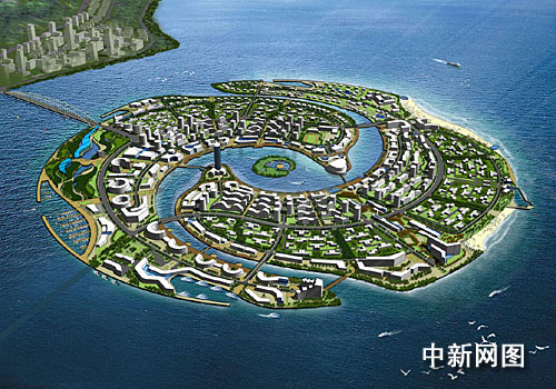 厦门湾南岸将现中国首个生态型人工岛 全球征名