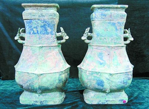 西周青铜重器贾伯壶成中国文字博物馆镇馆之宝-中新网