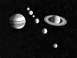 所谓“行星大十字”示意图。