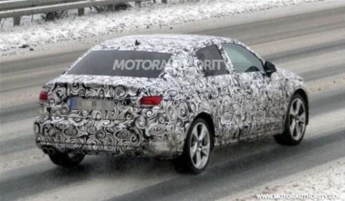 奥迪新A3三厢版路试谍照