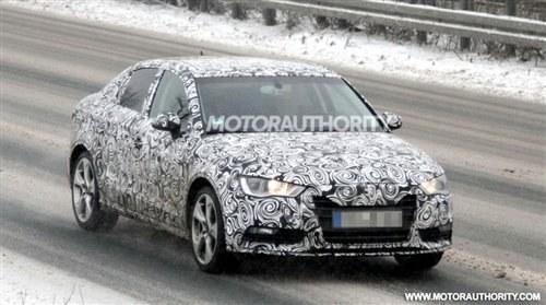 奥迪新A3三厢版路试谍照